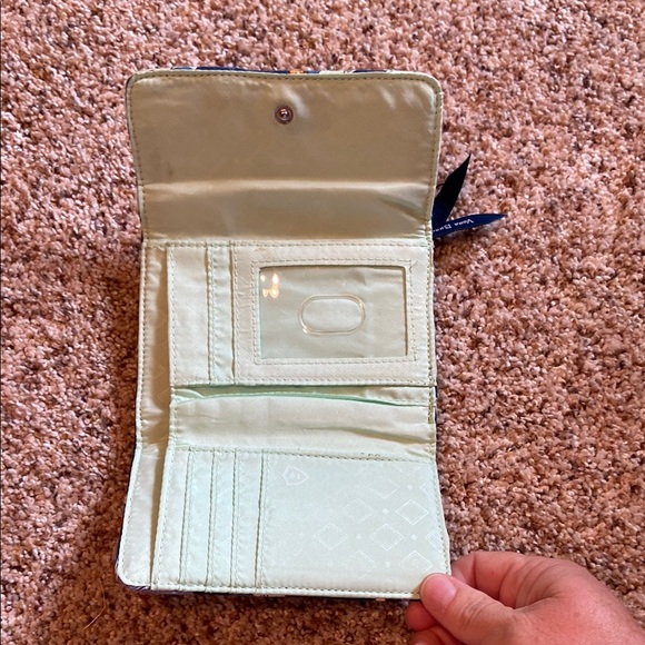 Vera Bradley Blue Floral Wallet - Picture 3 of 3